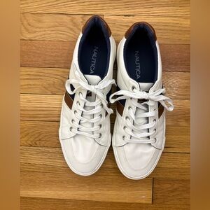 Nautica Men's NS-83 Maritime Heritage Casual Sneakers Size 9.5 White